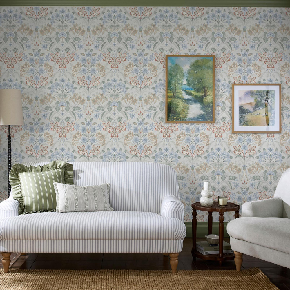Laura Ashley Cassia Multi Wallpaper - 146961_ROOMSET_CASSIA MULTI_01.jpg