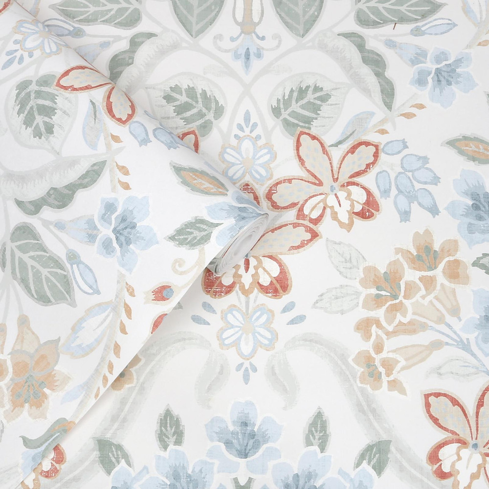 Laura Ashley Cassia Multi Wallpaper - 146961_ROLLSHOT_CASSIA MULTI_01.jpg