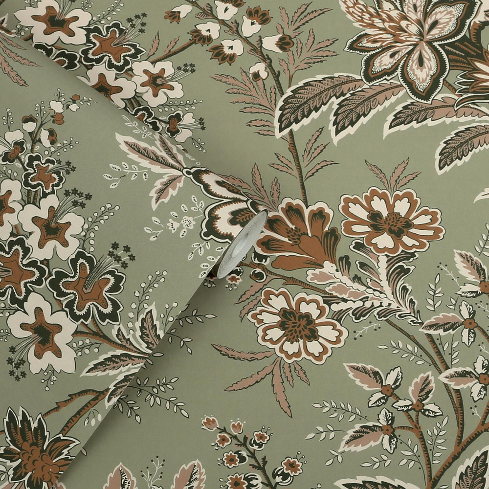 Laura Ashley Marlbrook Sage Green Wallpaper - 146962_ROLLSHOT_MARLBROOK SAGE GREEN_01.jpg