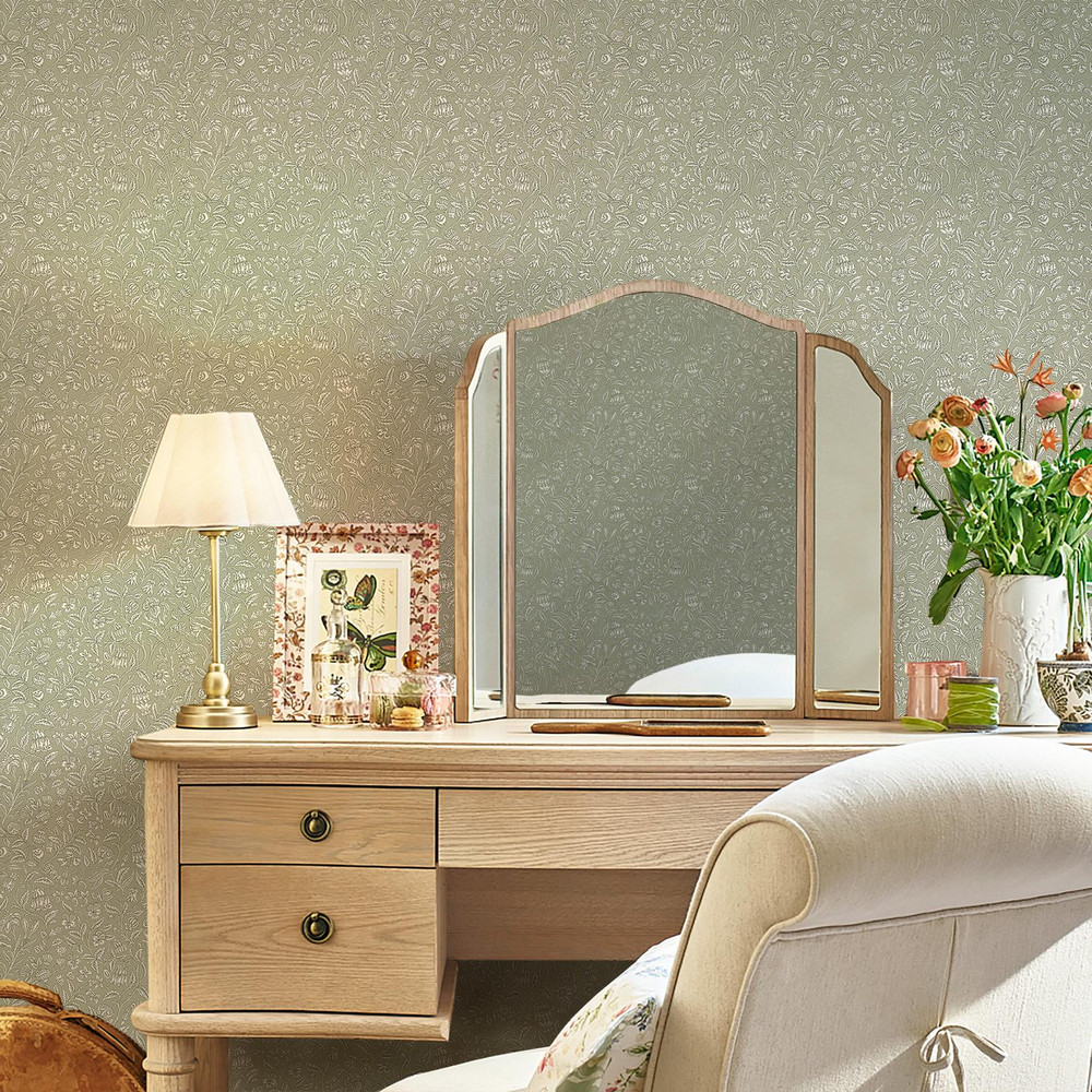 Laura Ashley Elmdon Sage Green Wallpaper - 146957_ROOMSET_ELMDON SAGE GREEN_02.jpg