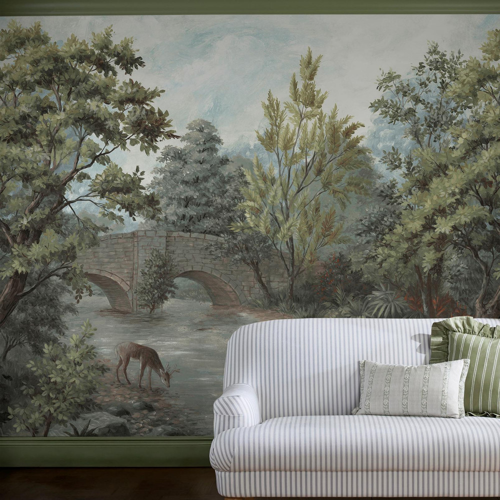 Laura Ashley Elmbridge Dark Hedgerow Bespoke Mural - 149072_ROOMSET_01_ELMBRIDGE DARK HEDGEROW.jpg