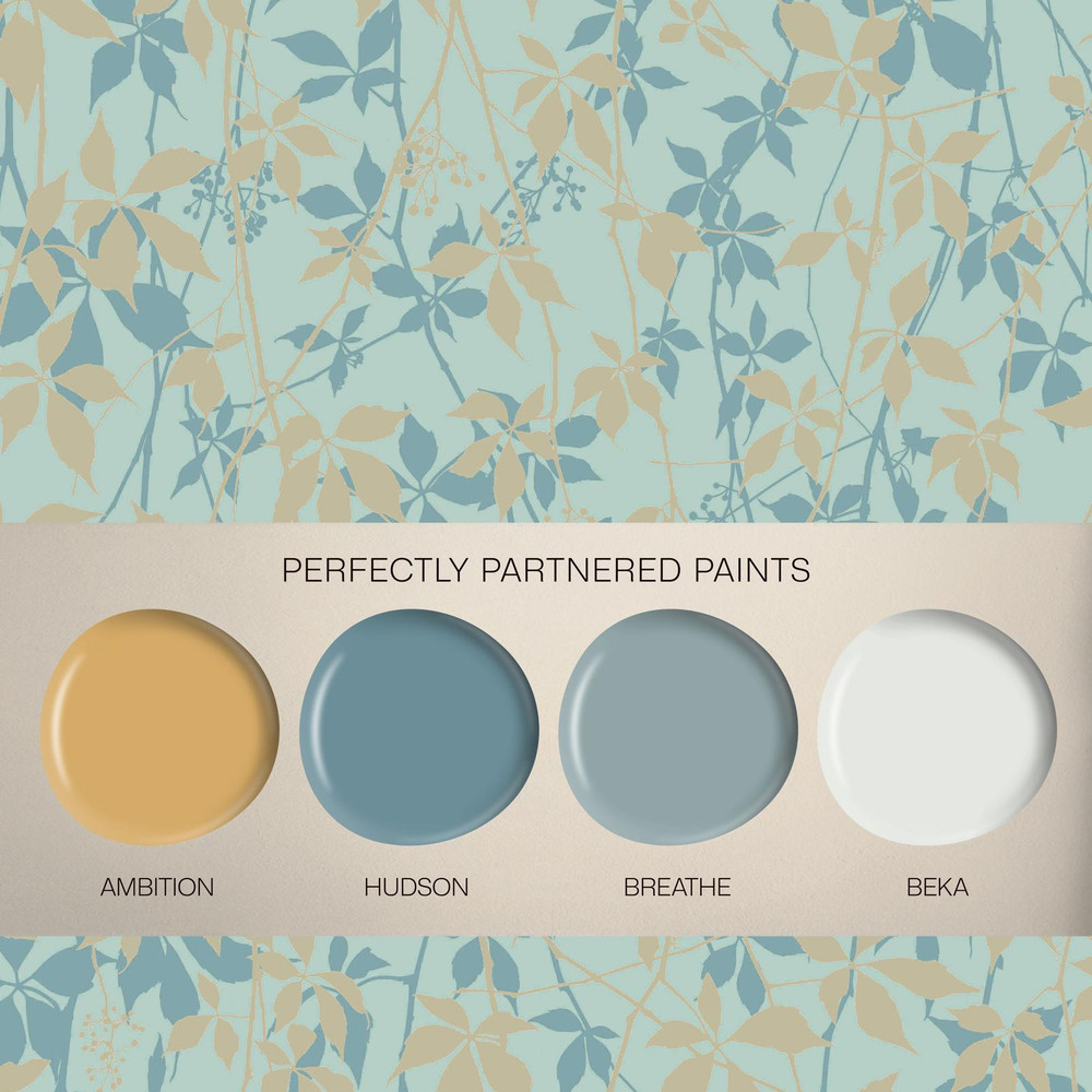 Clarissa Hulse Virginia Creeper Powder Blue & Gold Wallpaper - 147011_FLATLAY_VIRGINIA CREEPER_POWDER BLUE & SOFT GOLD_01.jpg