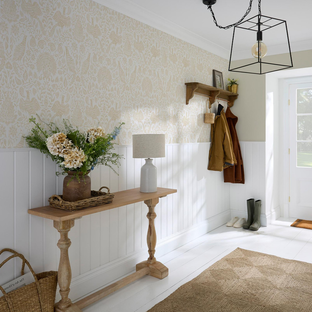 Wren Buttermilk Wallpaper - 145463_ROOMSET_WREN__BUTERMILK_01.jpg