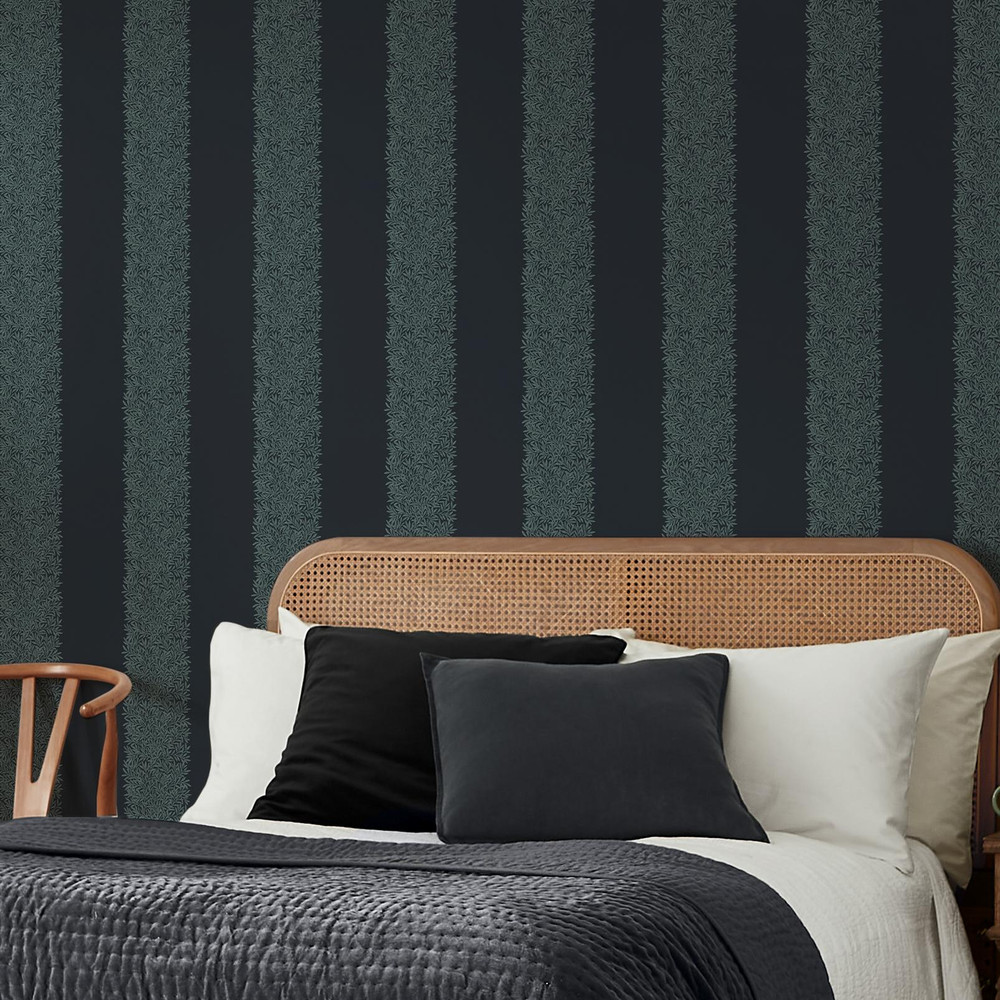 Willow Stripe Ink Blue Wallpaper - 147079_ROOMSET_WILLOW STRIPE INK BLUE_01.jpg