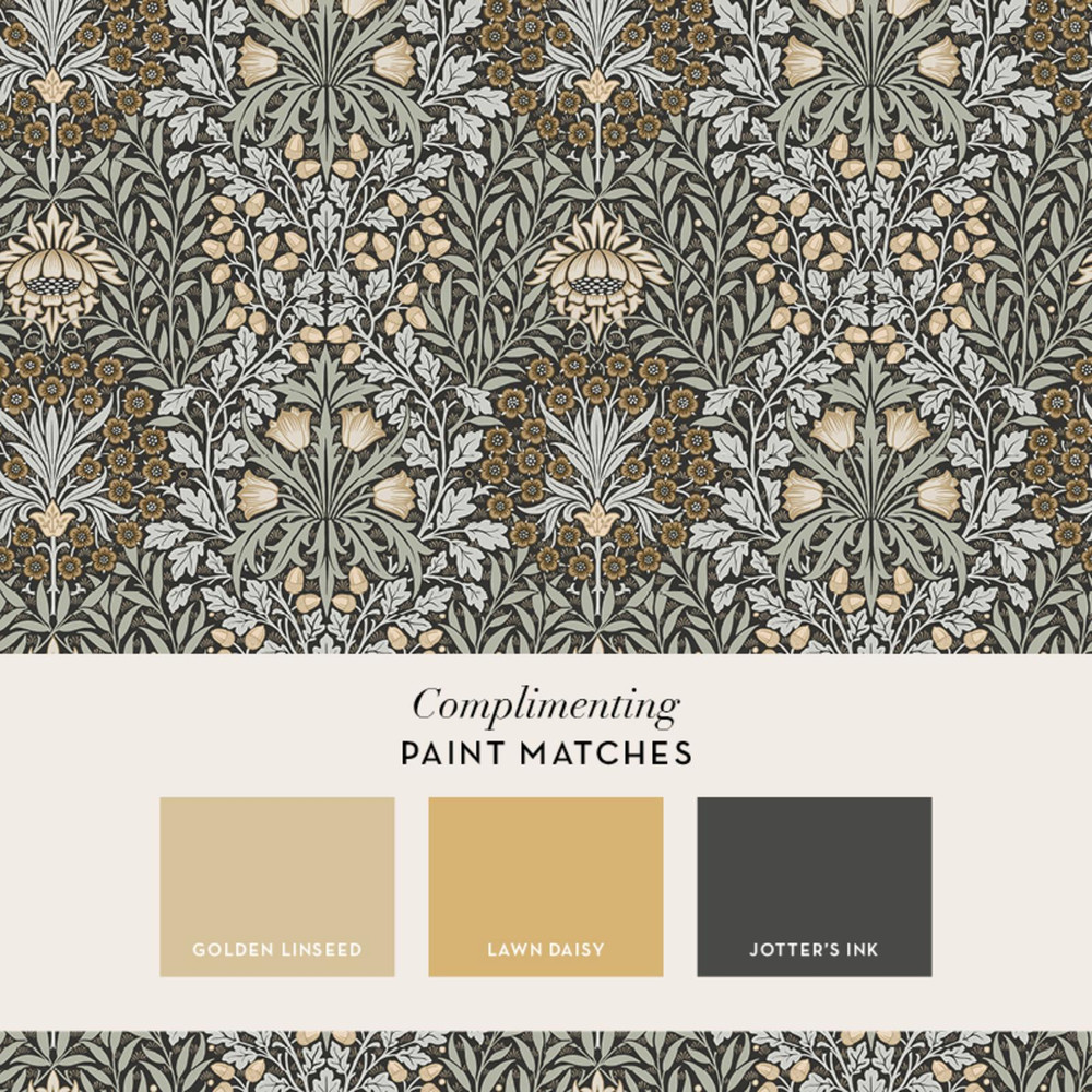 Oak & Willow Charcoal Wallpaper - 147065_FLATLAY_OAK & WILLOW CHARCOAL_01.jpg