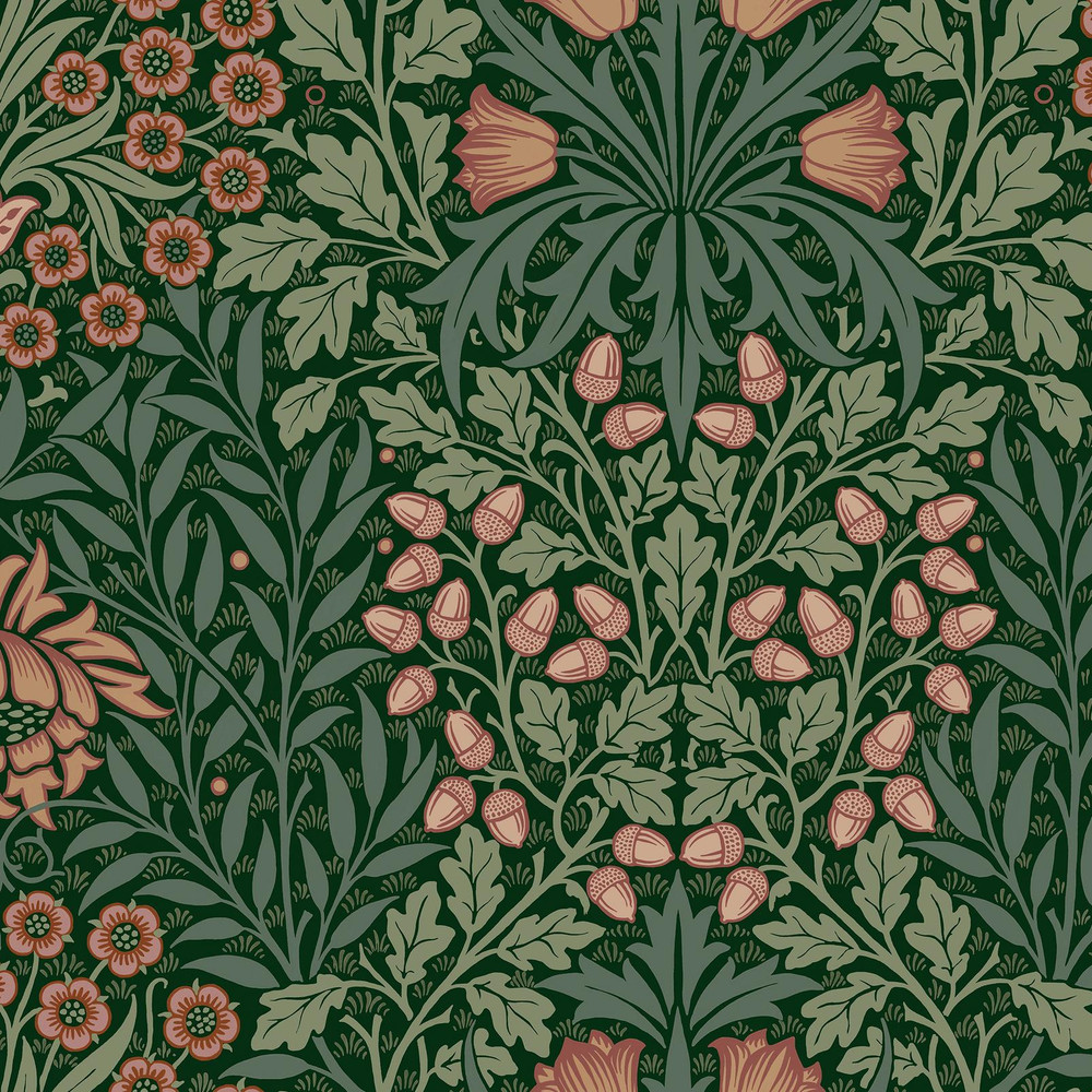 Oak & Willow Privet Green Wallpaper - 147063_TILE_OAK & WILLOW PRIVET GREEN_01.jpg
