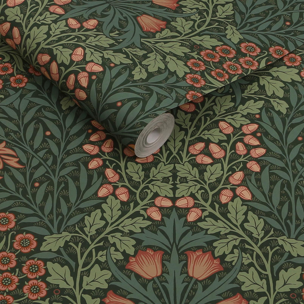 Oak & Willow Privet Green Wallpaper - 147063_ROLLSHOT_OAK & WILLOW GREEN_01.jpg