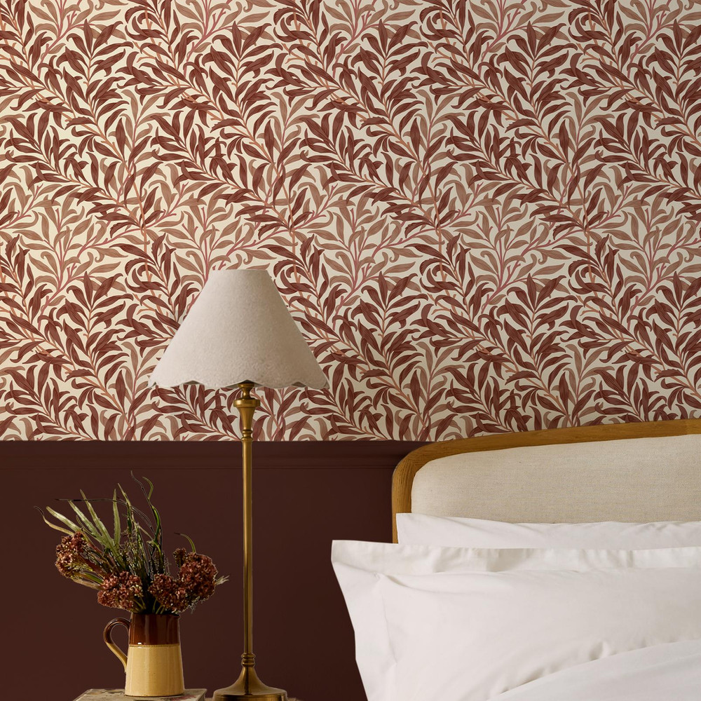 Willow Bough Terracotta Wallpaper - 147085_ROOMSET_WILLOW BOUGH TERRACOTTA_01.jpg