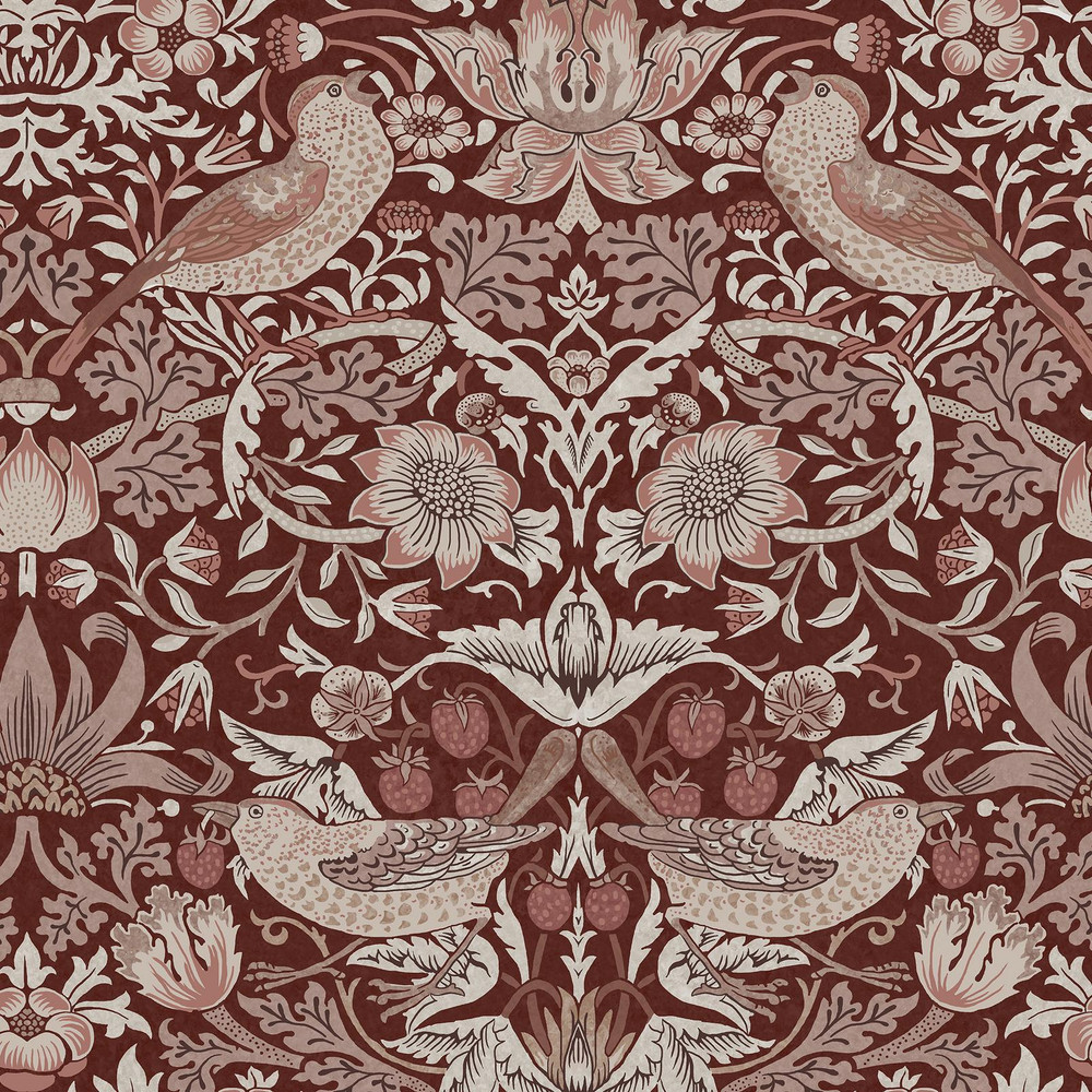 Strawberry Thief Damson Wallpaper - 147083_TILE_STRAWBERRY THIEF DAMSON_01.jpg