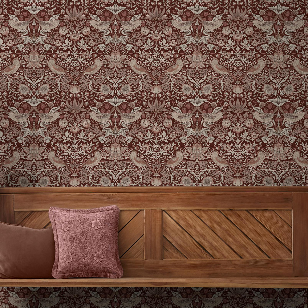 Strawberry Thief Damson Wallpaper - 147083_ROOMSET_STRAWBERRY THIEF DAMSON_01.jpg