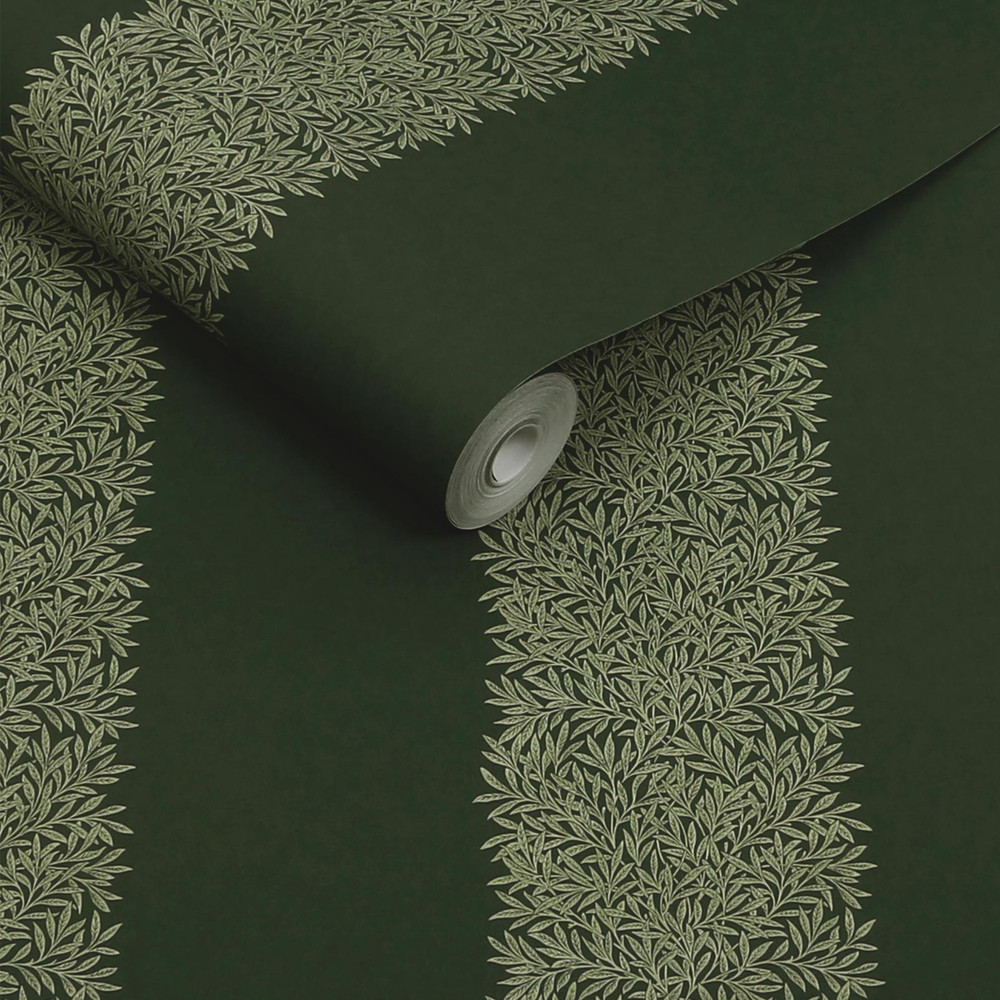 Willow Stripe Privet Green Wallpaper - 147078_ROLLSHOT_WILLOW STRIPE PRIVET GREEN_01.jpg