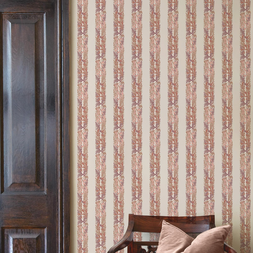 Love Is Enough Stripe Terracotta Wallpaper - 147071_ROOMSET_LOVE IS ENOUGH STRIPE TERRACOTTA_01.jpg
