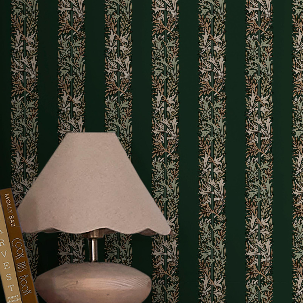 Love Is Enough Stripe Privet Green Wallpaper - 147073_ROOMSET_LOVE IS ENOUGH STRIPE PRIVET GREEN_02.jpg