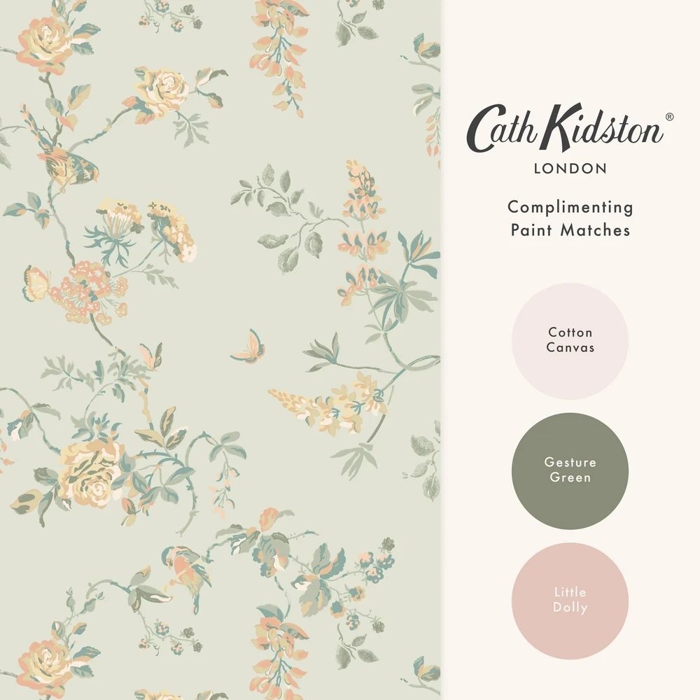 Cath Kidston Birds and Roses Sage Wallpaper - 149143_FLATLAY_BIRDS AND ROSES SAGE_01.jpg