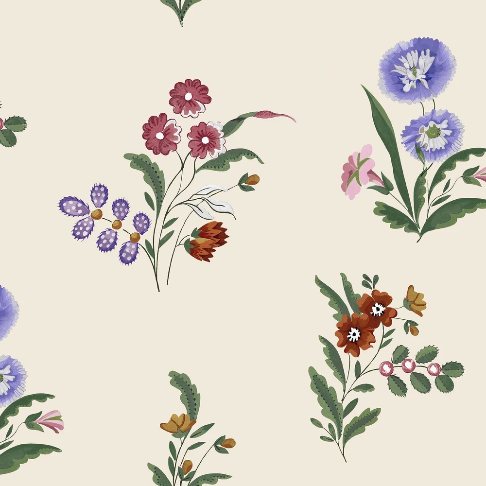 Cath Kidston Flutter Bunches Multi Wallpaper - 149121_TILE_FLUTTER BUNCHES MULTI_01.jpg