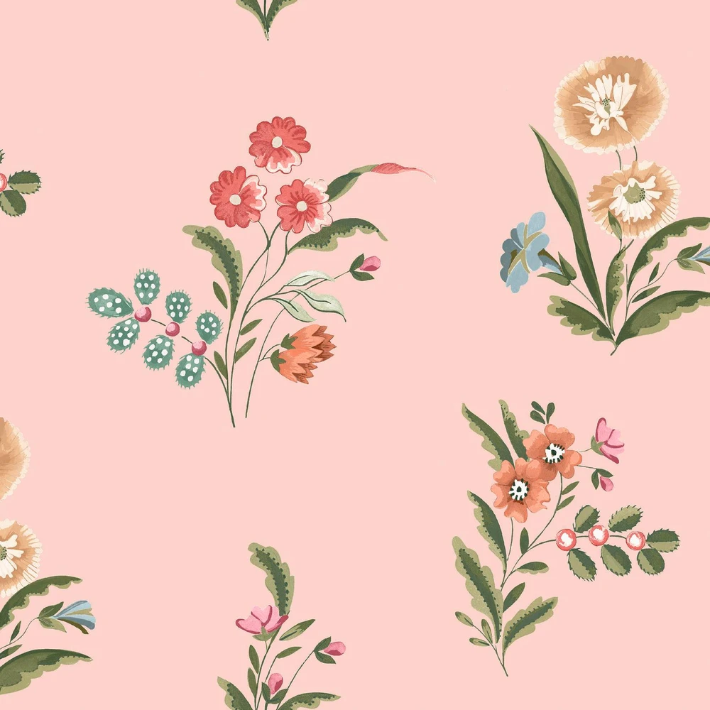 Cath Kidston Flutter Bunches Pink Wallpaper - 149123_TILE_FLUTTER BUNCHES PINK_01.jpg