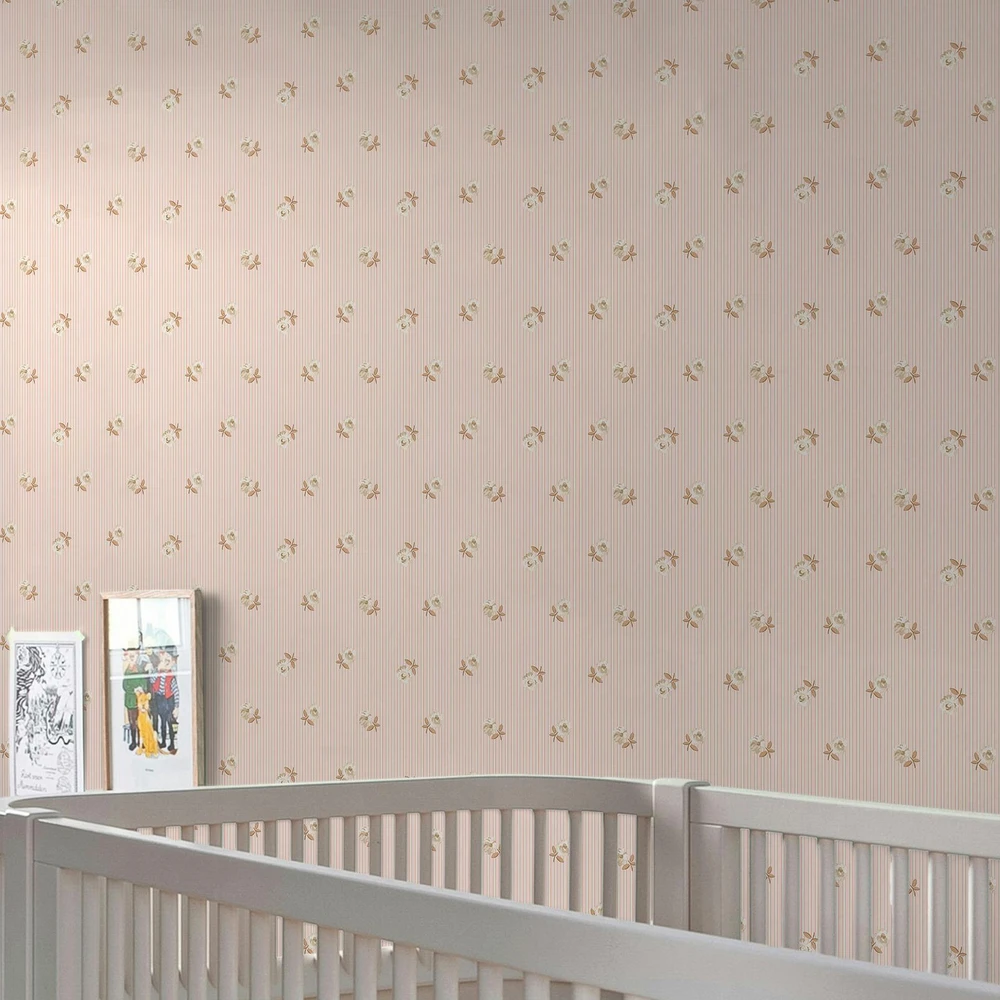 Cath Kidston Rose Spaced Stripe Pink Wallpaper - 149133_ROOMSET_ROSE SPACED STRIPE PINK_02.jpg