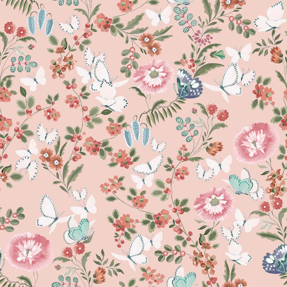 Cath Kidston Butterfly Dance Summer Wallpaper - 149136_TILE_BUTTERFLY DANCE SUMMER_01.jpg