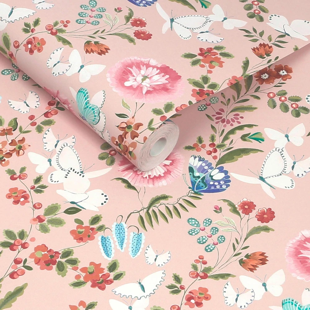 Cath Kidston Butterfly Dance Summer Wallpaper - 149136_ROLLSHOT_BUTTERFLY DANCE SUMMER_01.jpg