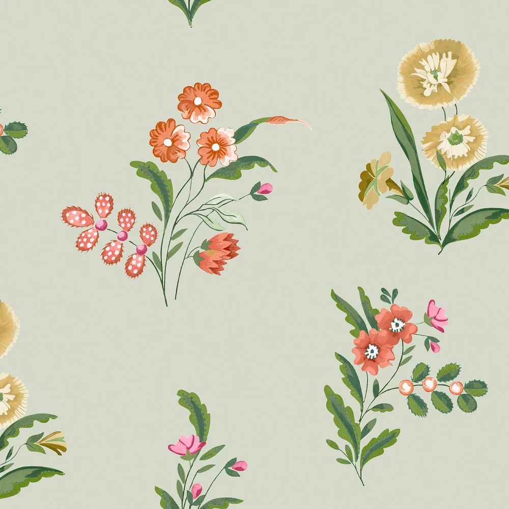 Cath Kidston Flutter Bunches Sage Wallpaper - 149120_TILE_FLUTTER BUNCHES SAGE_01.jpg