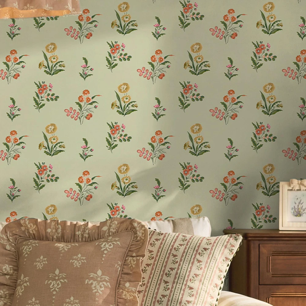 Cath Kidston Flutter Bunches Sage Wallpaper - 149120_ROOMSET_FLUTTER BUNCHES SAGE_03.jpg