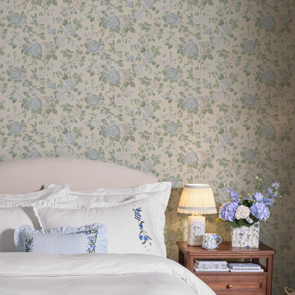 Cath Kidston Garden Rose Blue Wallpaper - 149146_ROOMSET_GARDEN ROSE BLUE_03.jpg