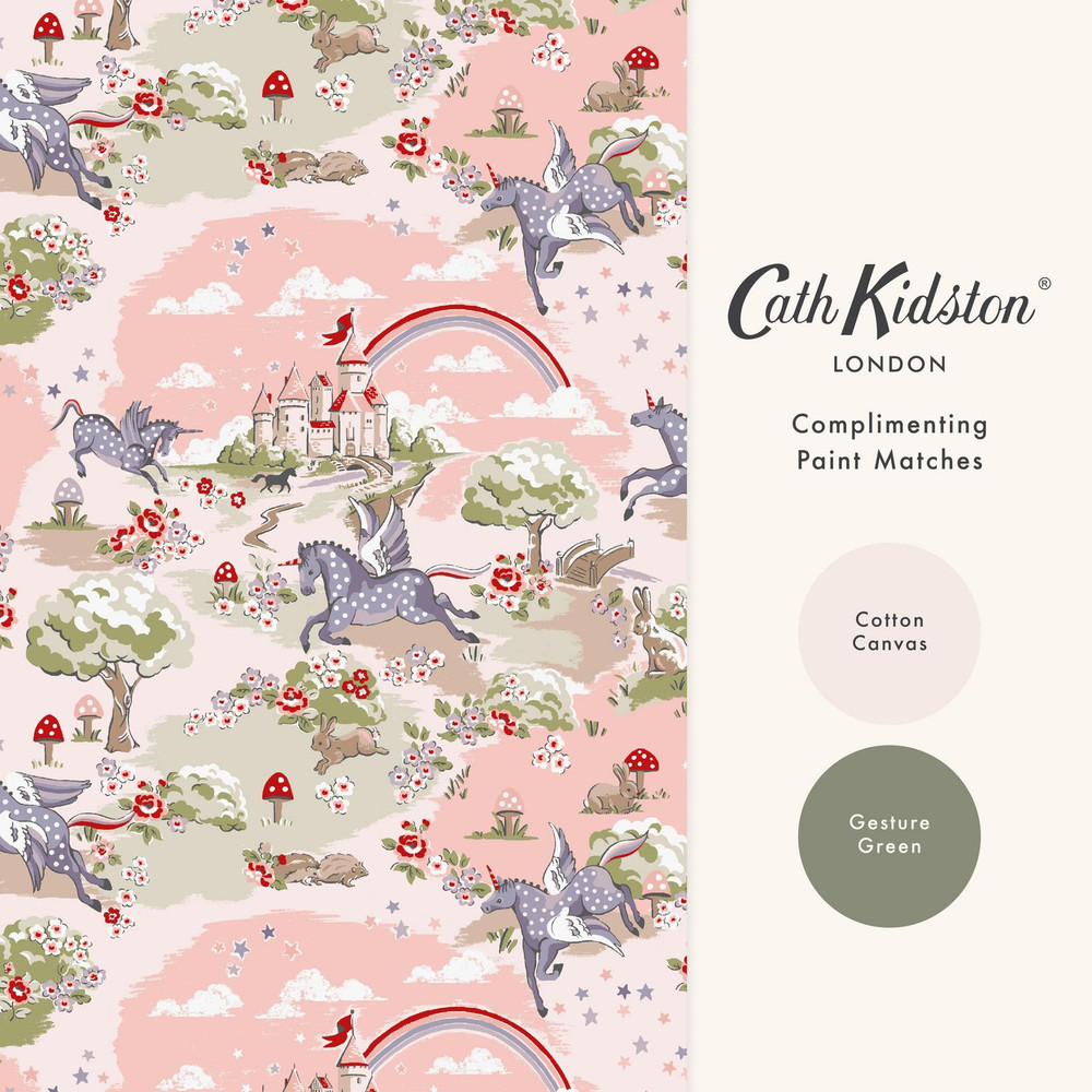 Cath Kidston Unicorn Pink Wallpaper - 149148_FLATLAY_UNICORN PINK_01.jpg
