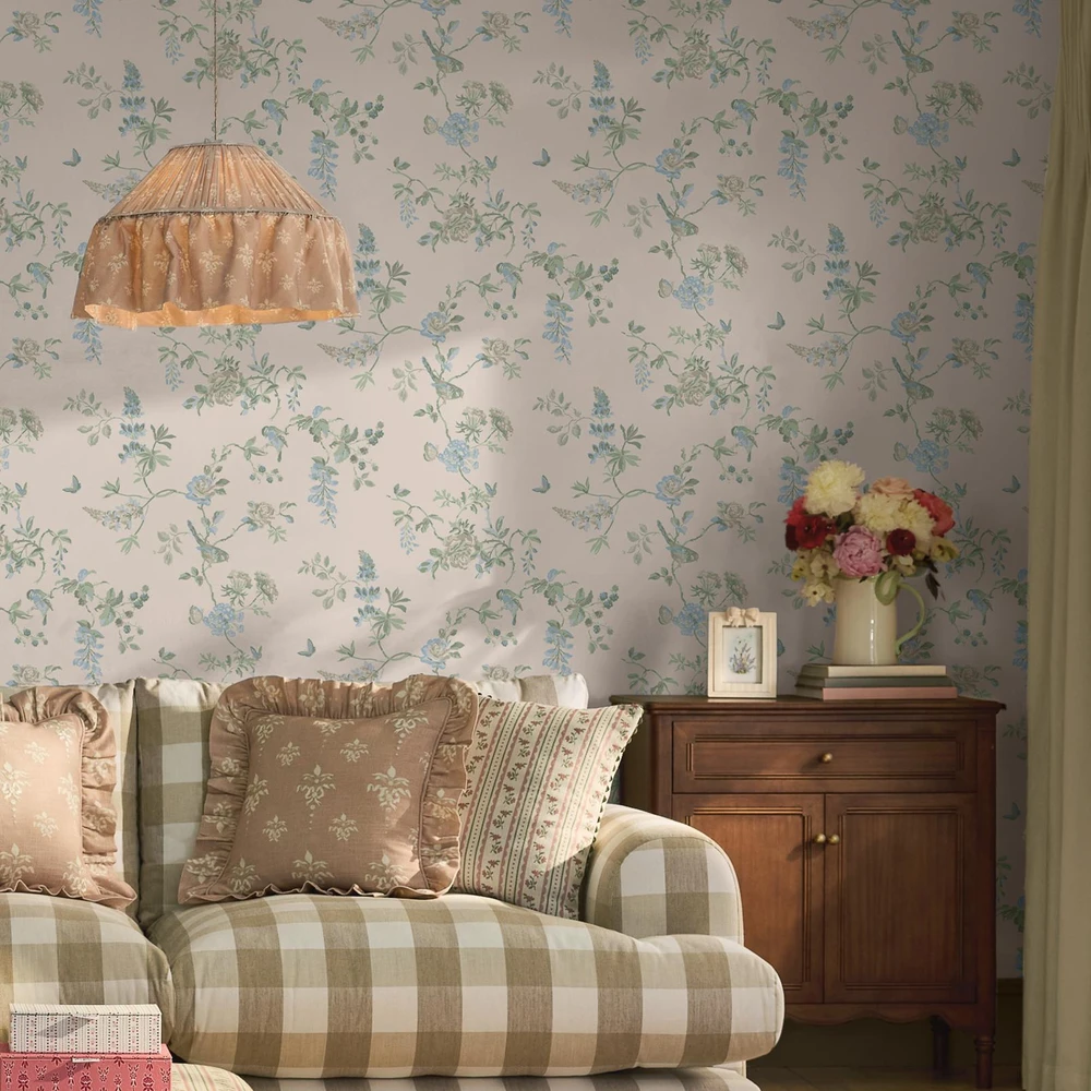 Cath Kidston Birds and Roses Blue Wallpaper - 149144_ROOMSET_BIRDS AND ROSES BLUE_01.jpg