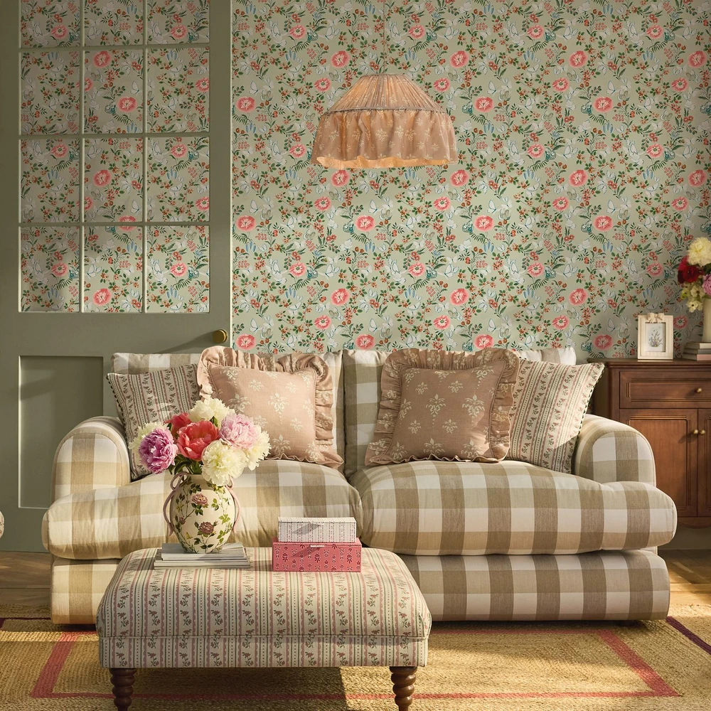 Cath Kidston Butterfly Dance Sage Wallpaper - 149135_ROOMSET_BUTTERFLY DANCE SAGE_01.jpg