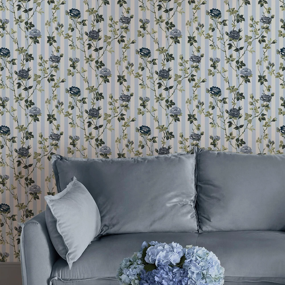 Cath Kidston Climbing Rose Blue Wallpaper - 149131_ROOMSET_CLIMBING ROSE BLUE_02.jpg
