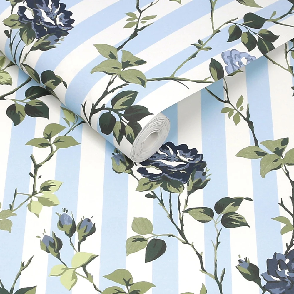 Cath Kidston Climbing Rose Blue Wallpaper - 149131_ROLLSHOT_CLIMBING ROSE BLUE_01.jpg