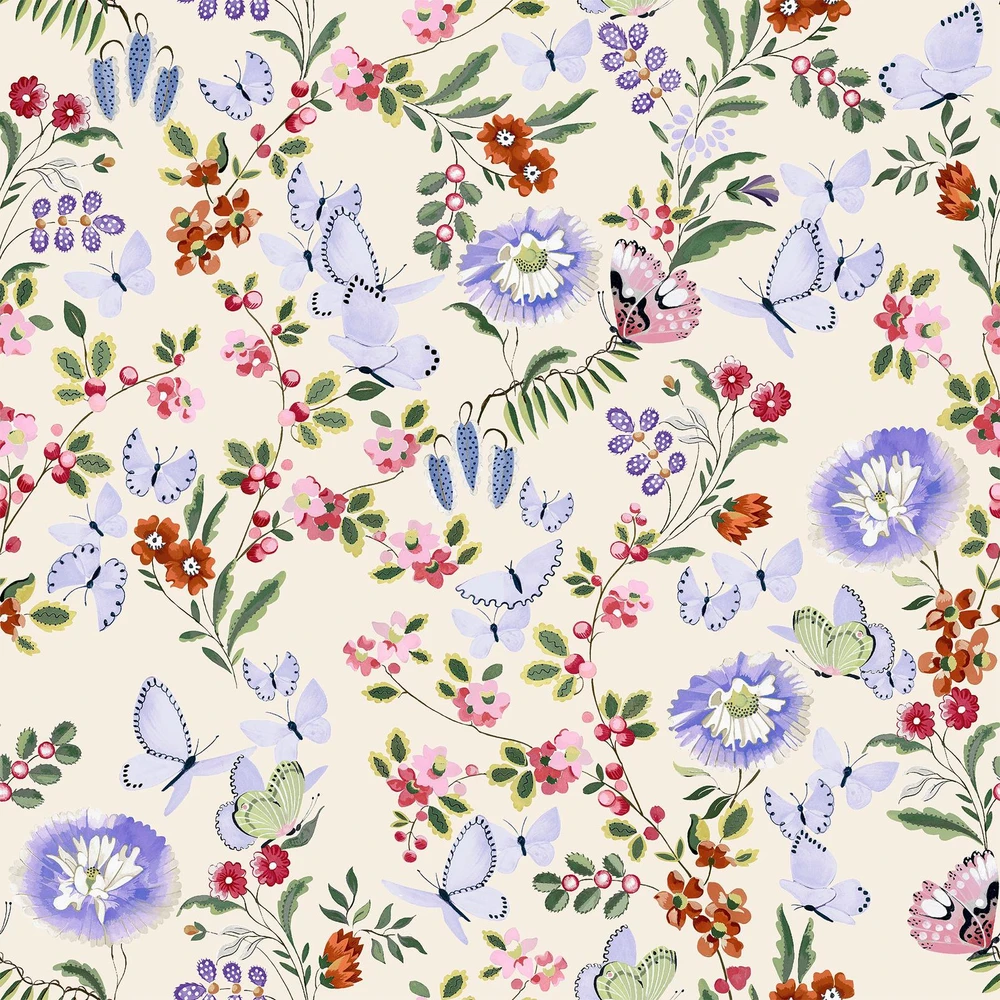 Cath Kidston Butterfly Dance Spring Wallpaper - 149137_TILE_BUTTERFLY DANCE SPRING_01.jpg