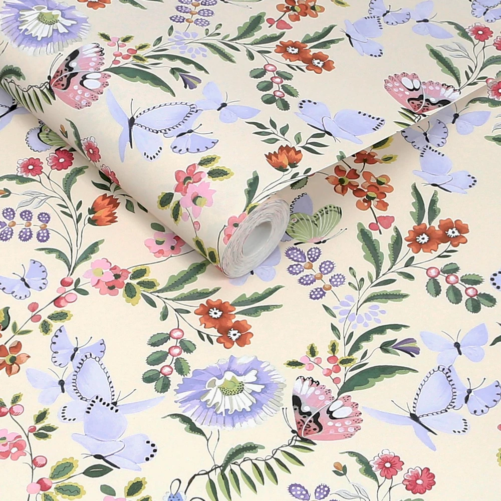 Cath Kidston Butterfly Dance Spring Wallpaper - 149137_ROLLSHOT_BUTTERFLY DANCE SPRING_01.jpg