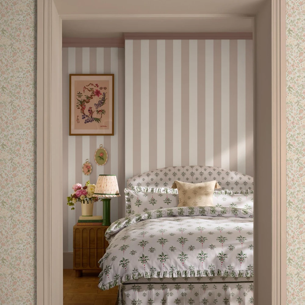 Cath Kidston Canopy Stripe Rose Pink and Cream Wallpaper - 149127_ROOMSET_CANOPY STRIPE ROSE PINK AND CREAM_01.jpg