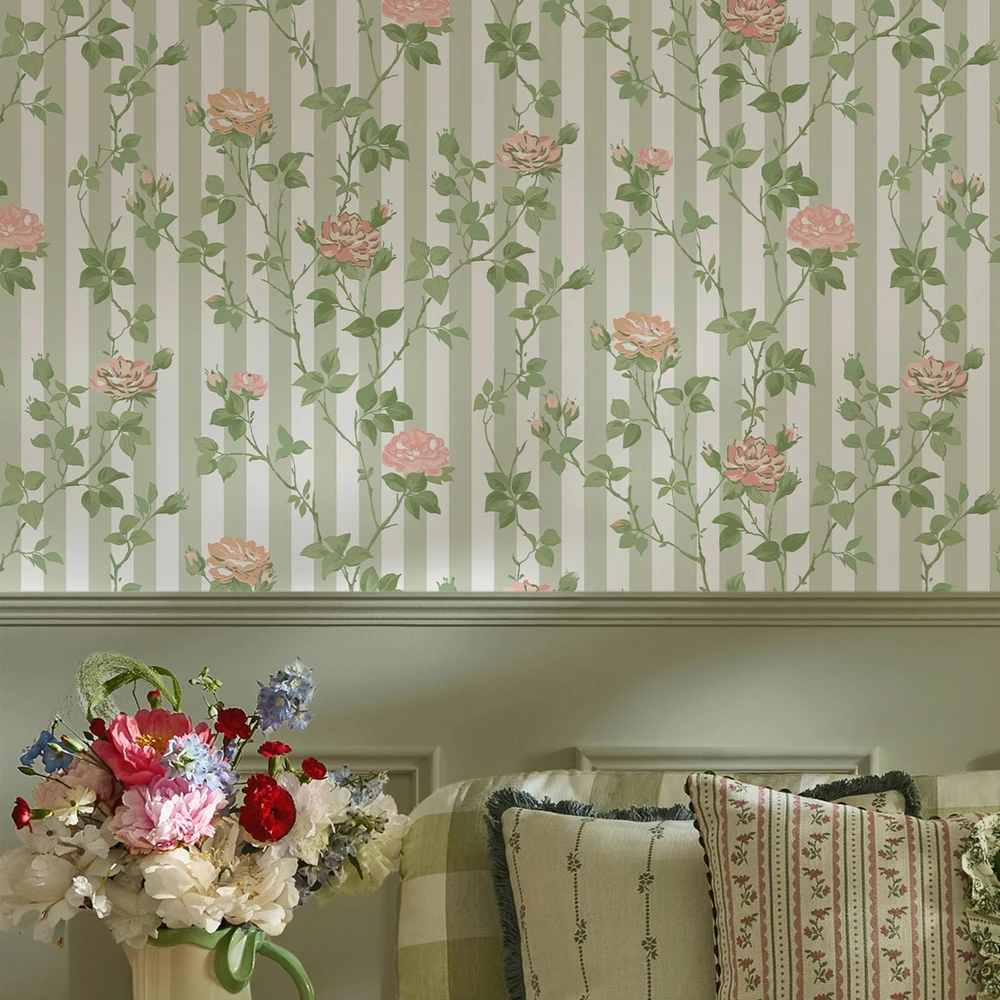 Cath Kidston Climbing Rose Pink and Sage Wallpaper - 149129_ROOMSET_CLIMBING ROSE PINK AND SAGE_02.jpg