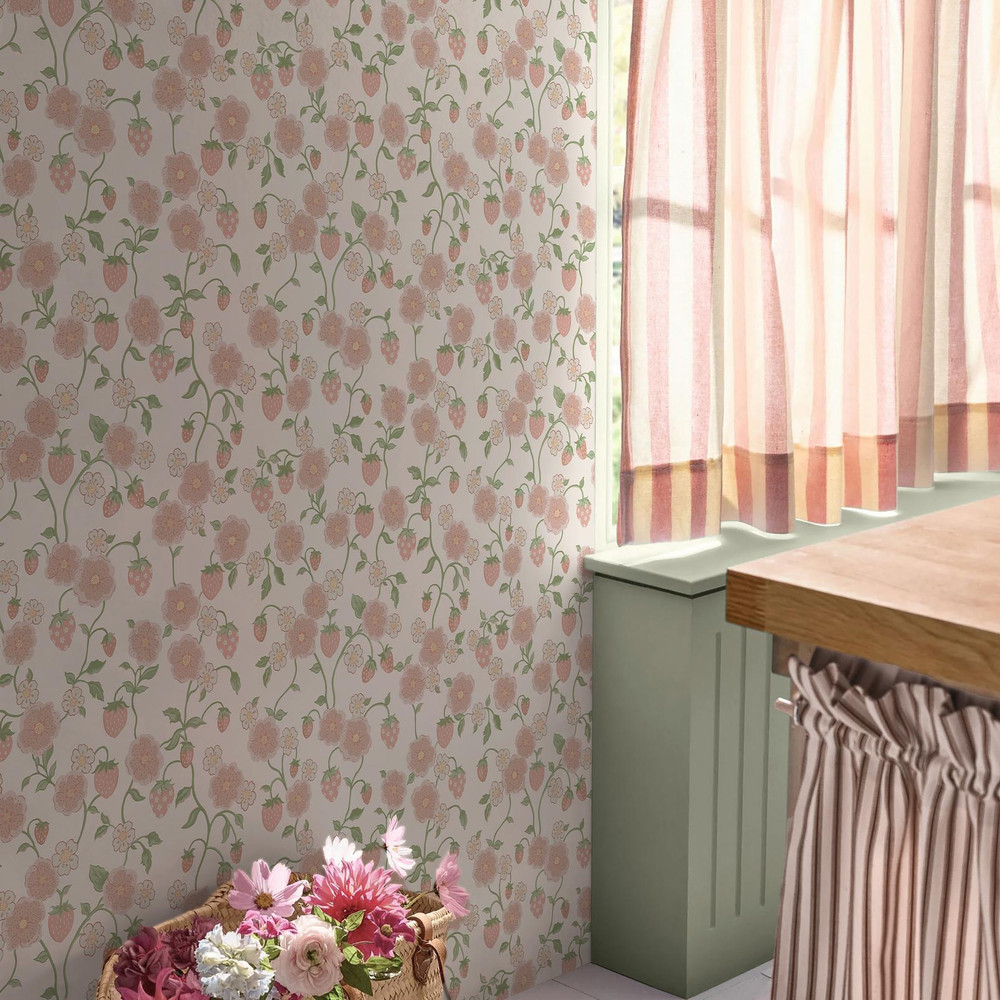 Cath Kidston Strawberry Pink Wallpaper - 149139_ROOMSET_STRAWBERRY PINK_03.jpg