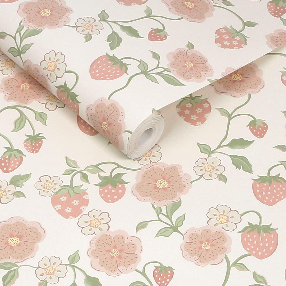 Cath Kidston Strawberry Pink Wallpaper - 149139_ROLLSHOT_STRAWBERRY PINK_01.jpg