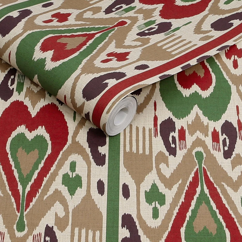 Joules Artisanal Ikat Multi Wallpaper - 149543_ROLLSHOT_ARTISANAL IKAT MULTI_01.jpg
