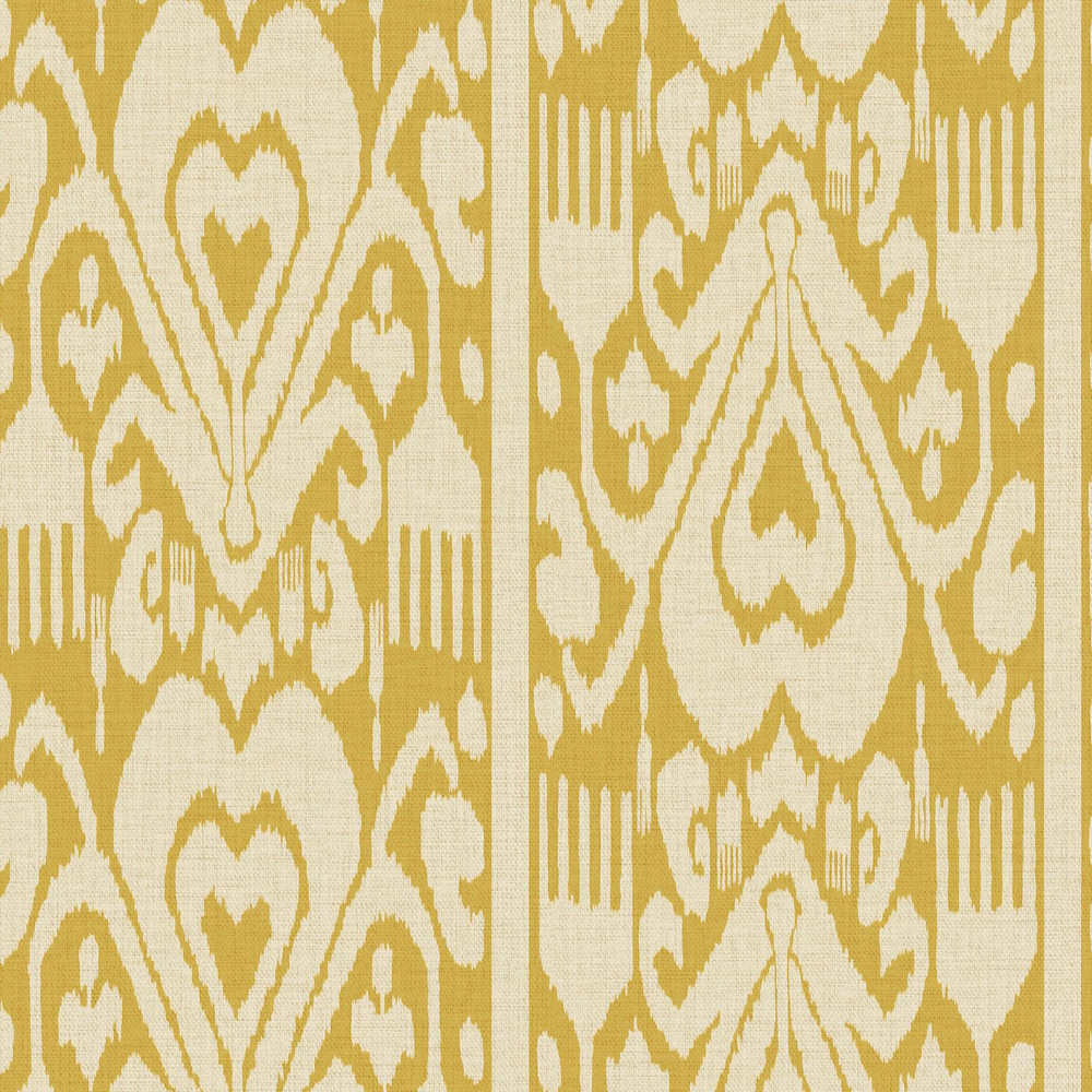 Joules Artisanal Ikat Yellow Wallpaper - 149537_TILE_ARTISANAL IKAT YELLOW_01.jpg