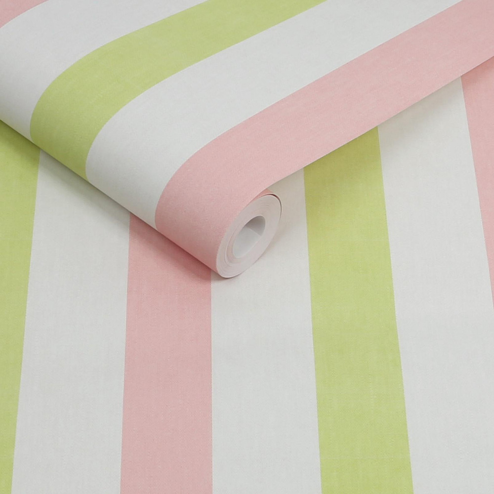 Joules Multi Stripe Pink Chartreuse Wallpaper - 149528_ROLLSHOT_MULTI STRIPE PINK CHARTREUSE_01.jpg