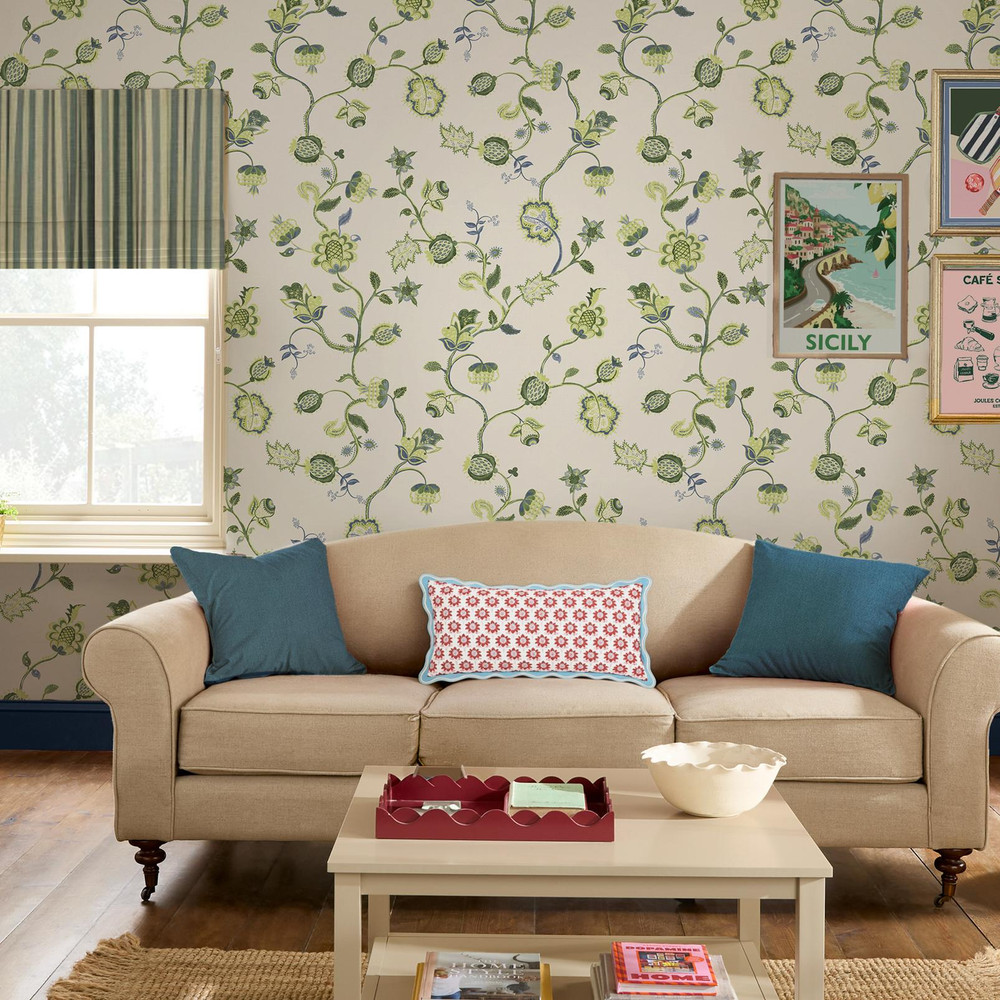 Joules Tree Of Life Floral Green Wallpaper - 149570_ROOMSET_TREE OF LIFE FLORAL GREEN_01.jpg