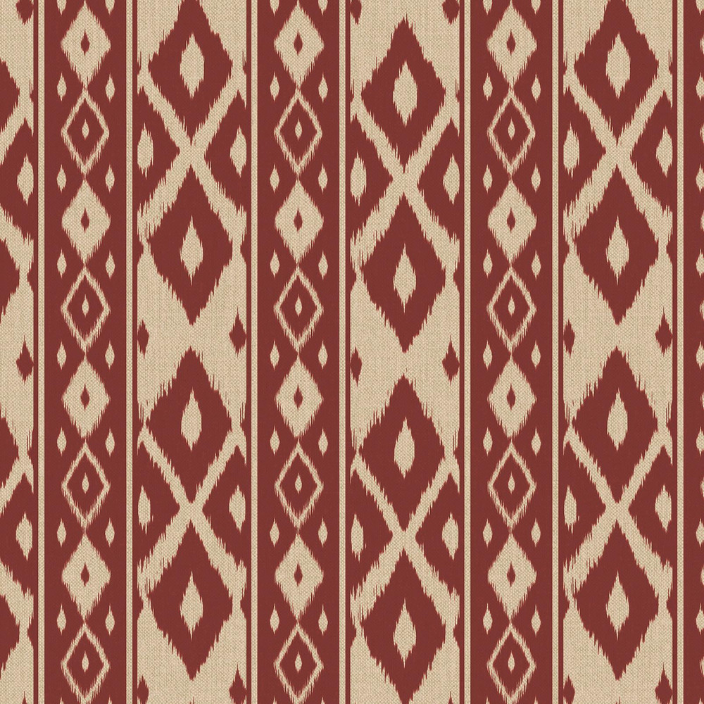 Joules Ikat Stripe Red Wallpaper - 149531_TILE_IKAT STRIPE RED_01.jpg