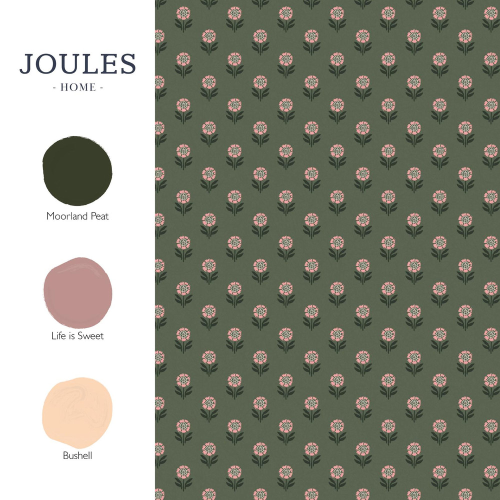 Joules Wood Block Floral Pink & Green Wallpaper - 149513_FLATLAY_WOOD BLOCK FLORAL PINK & GREEN_01.jpg