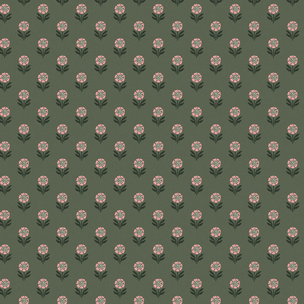 Joules Wood Block Floral Pink & Green Wallpaper - 149513_TILE_WOOD BLOCK FLORAL PINK & GREEN_01.jpg