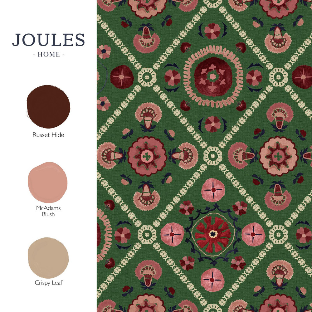Joules Festival Floral Trellis Green Wallpaper - 149573_FLATLAY_FESTIVAL FLORAL TRELLIS GREEN_01.jpg
