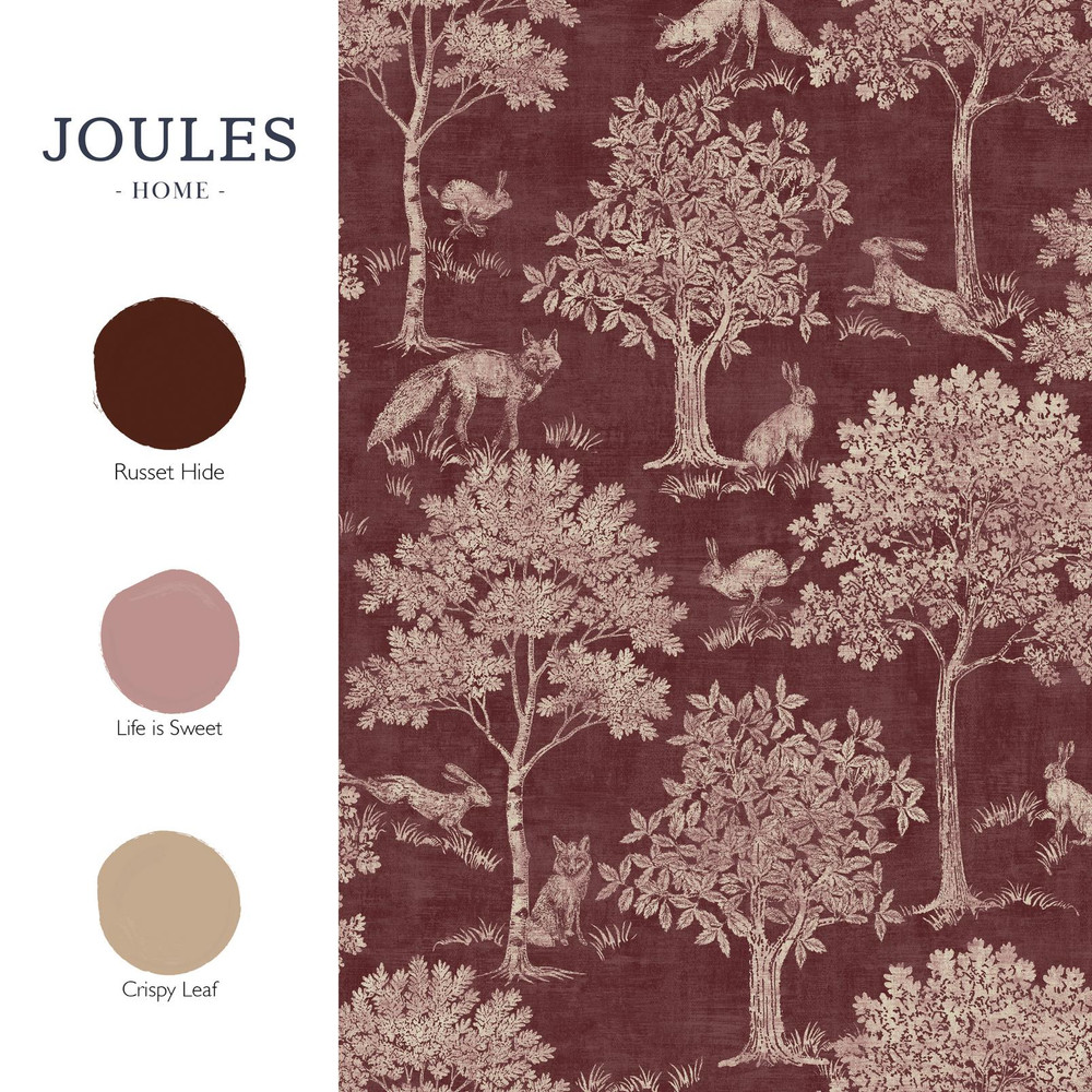 Joules Fox & Hare Red Wallpaper - 149579_FLATLAY_FOX & HARE RED_01.jpg