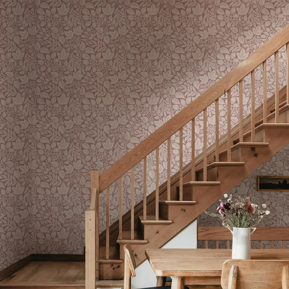 Rustling Leaves Blush Wallpaper - 146933_ROOMSET_RUSTLING_LEAVES_BLUSH_01.jpg