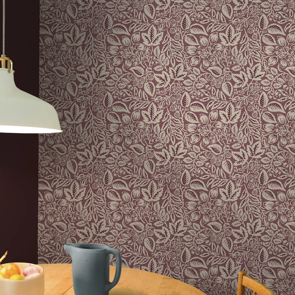 Rustling Leaves Plum Wallpaper - 146935_ROOMSET_RUSTLING_LEAVES_PLUM_02.jpg