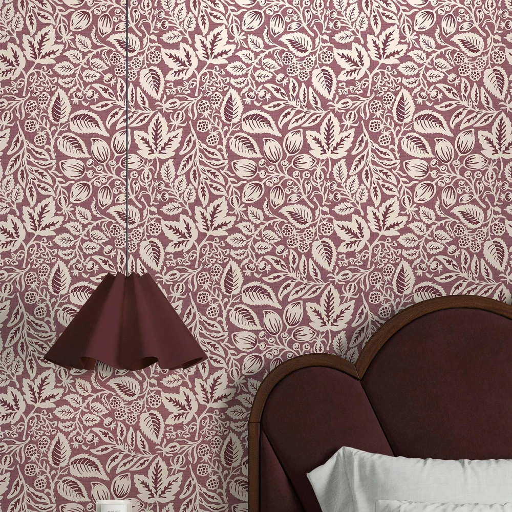 Rustling Leaves Plum Wallpaper - 146935_ROOMSET_RUSTLING_LEAVES_PLUM_03.jpg