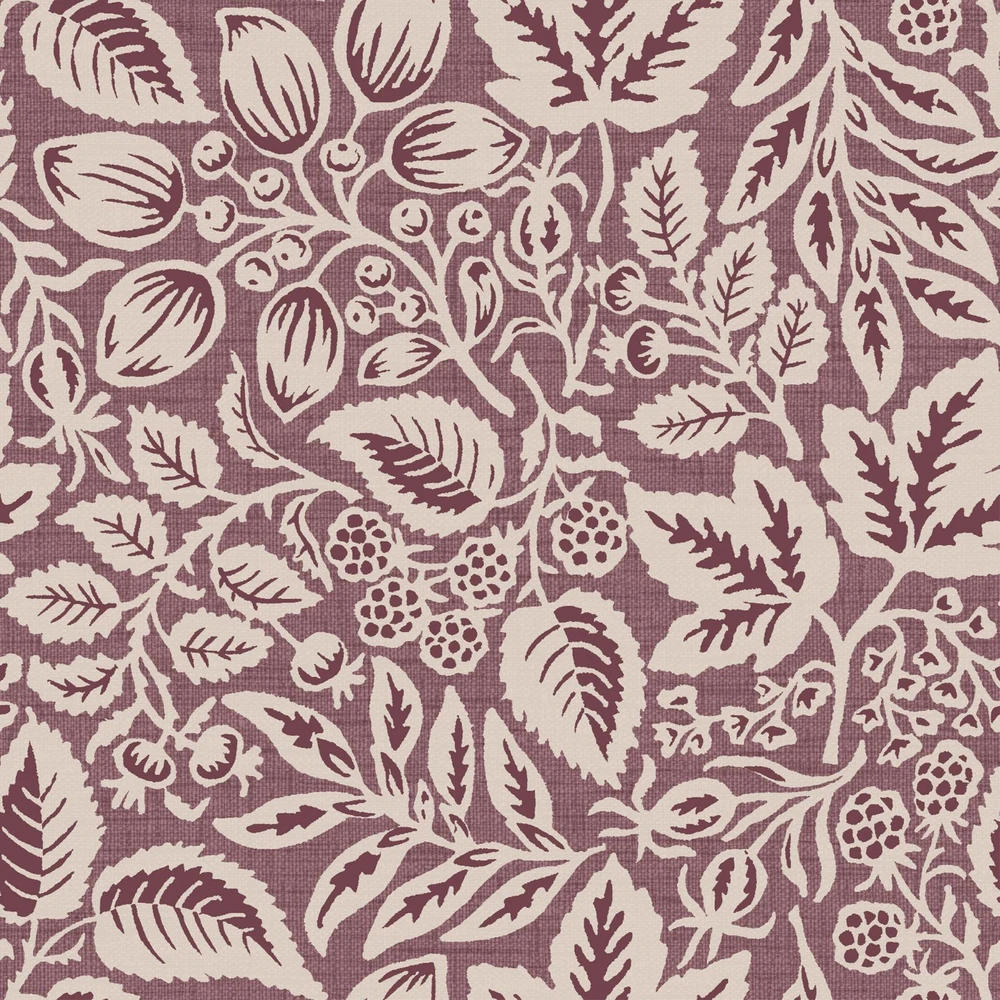 Rustling Leaves Plum Wallpaper - 146935_DETAIL_RUSTLING_LEAVES_PLUM_01.jpg